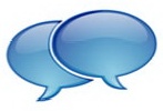 Gespräche führen clipart sprechblasen